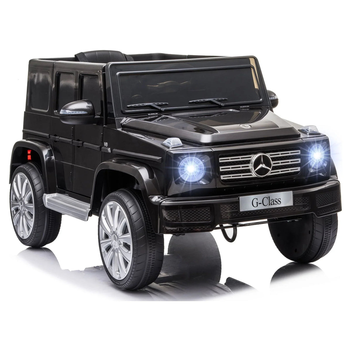 Aosom 12 V Mercedes Benz G500 Powered Ride-On with Remote Control, Bright Headlights, & Working Suspension