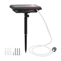 moobody 5.5V 1.5W Solar Air Pump Fish Tank Oxygenator with Aquarium Pipe & Air Bubble Stone Pond Oxygen Pump Aerator Rechargeable for Fishing Fish Tranportation Small Ponds Pools Water CircuLatitudeion