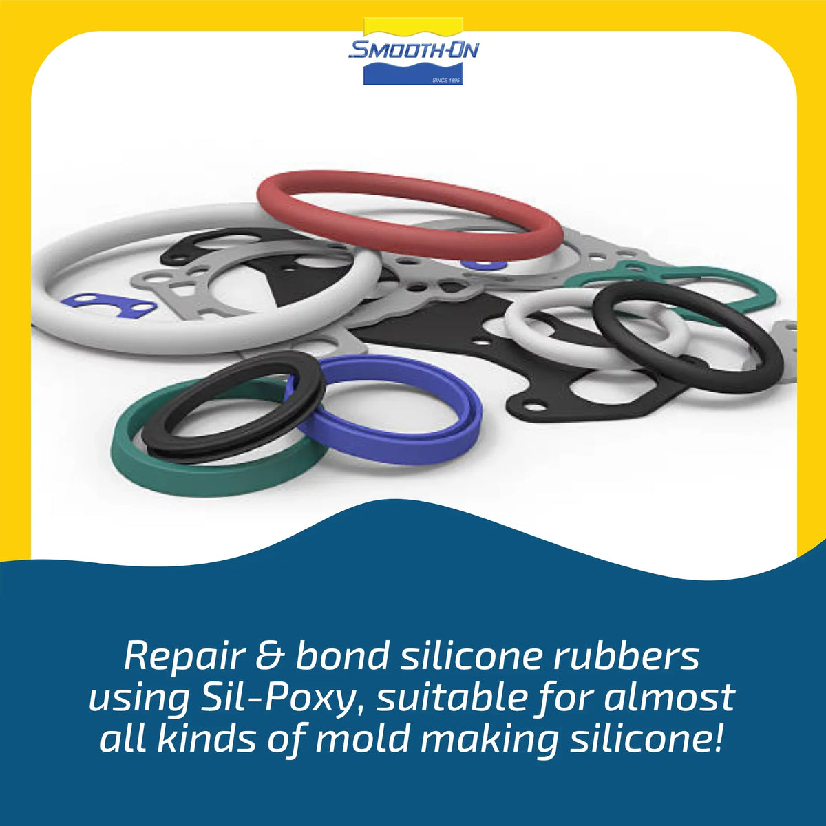 SIL-Poxy - Silicone Rubber Adhesive - 3 Ounce Tube