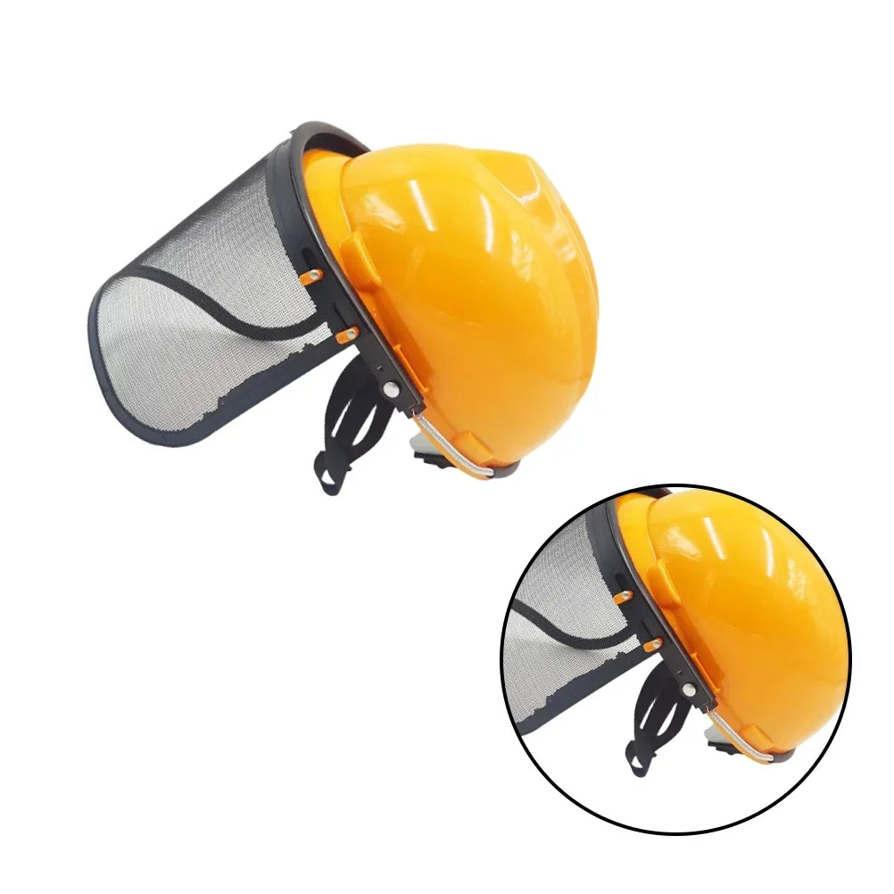 OUNONA Helmet Safety Chainsaw Forestry Earmuffs Visor Combo Set Shield Vented Hard Hat Gear Equipment