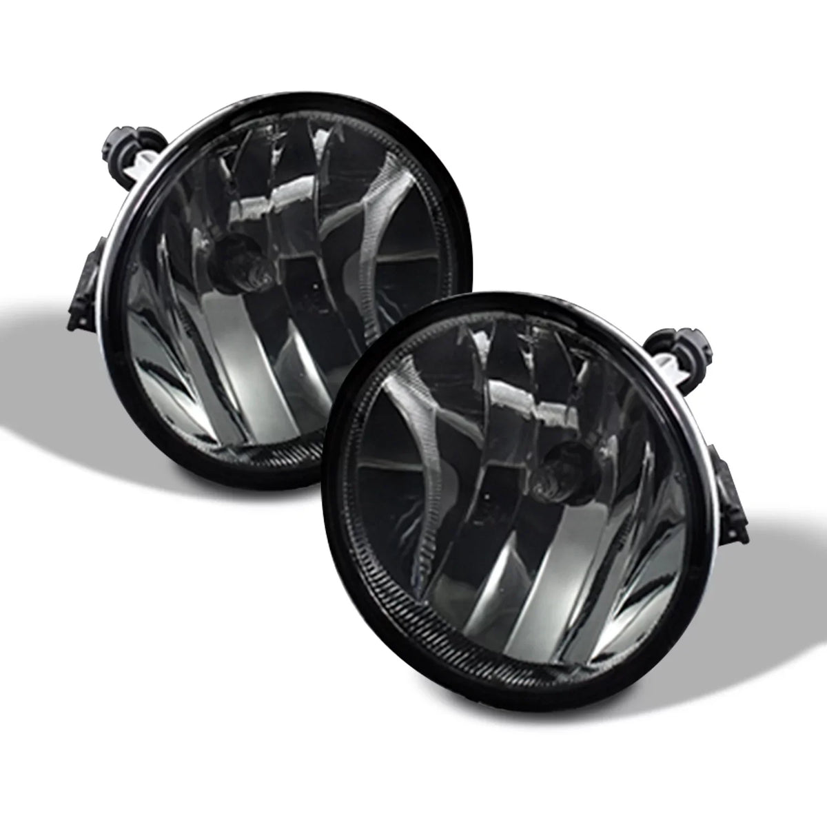 AKKON - [Smoke Lens] Fits 2007-2011 Tahoe Avalanche Suburban LED Dual Halo Projector Headlights + Fog Lights Set