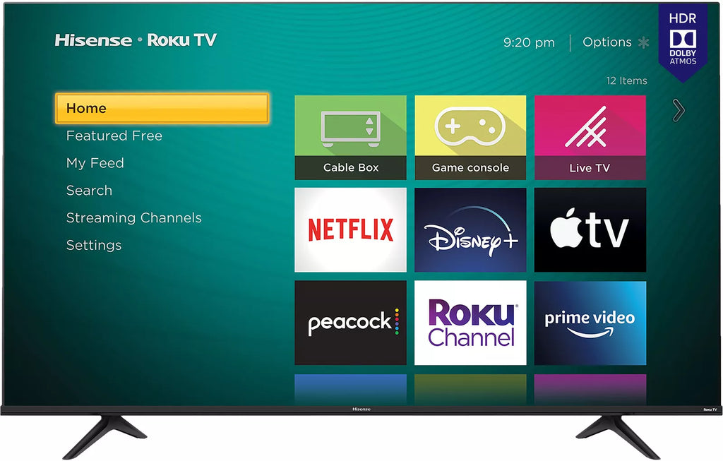 Hisense - 50" Class R6G Series LED  Smart Roku TV 4K UHD