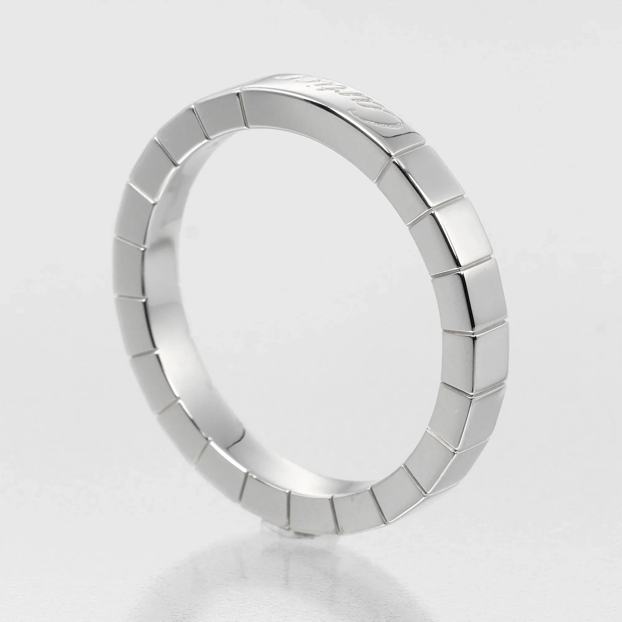 Pre-Owned Cartier CARTIER Raniere No. 18 Ring K18 WG White Gold Approx. 6.73g I122924044 (Good)