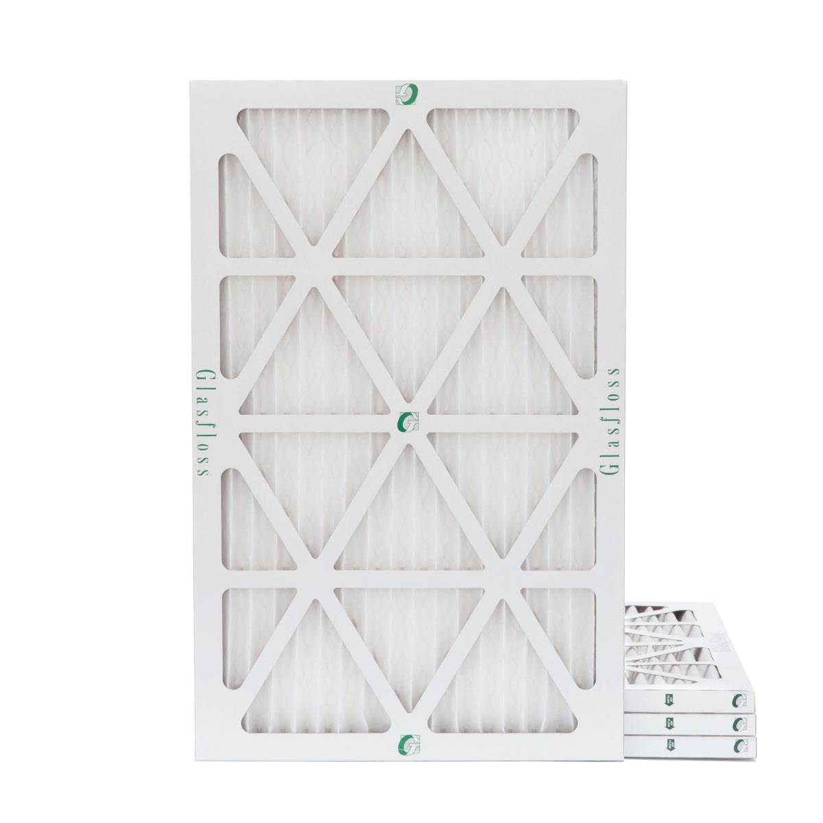 Glasfloss ZL 14x24x1 MERV 10 Pleated AC Furnace Air Filters. Box of 4. Exact Size: 13-1/2 x 23-1/2 x 7/8