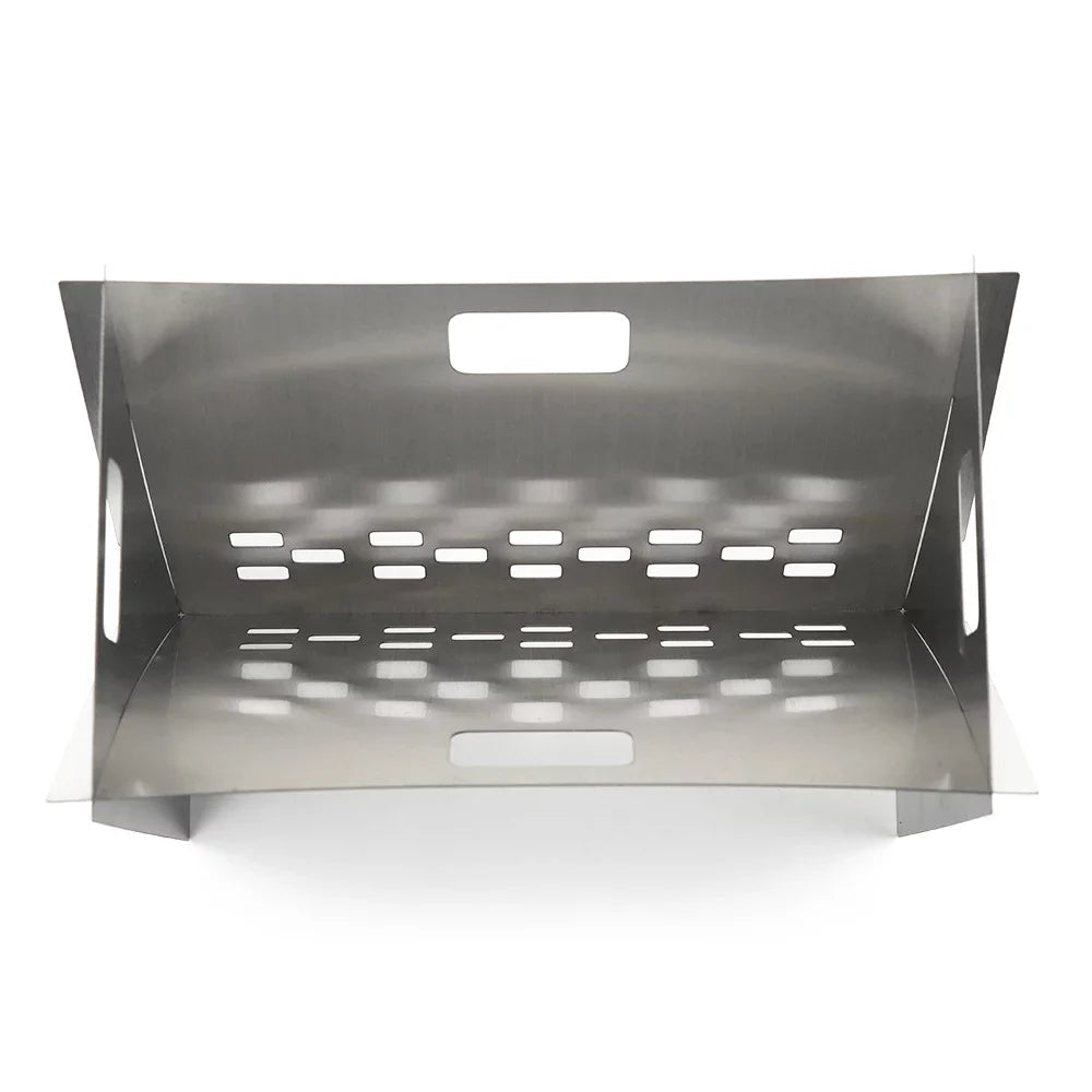 Radirus Stainless Steel Wood Burning Stove, Portable Folding Camping Cooking Stove with Grill PLatitudee, Perfect for Outdoor BBQs and Cooking