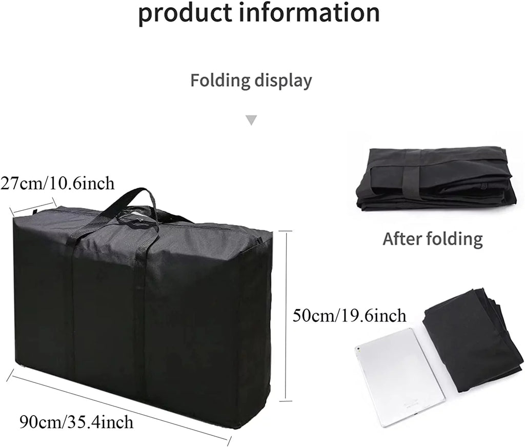WOVTE 120L Large Kayak Storage Bag, Foldable Kayak Accessories for Kayak Boat, InfLatitudeable Boat, Fishing Boat, Rubber Boat