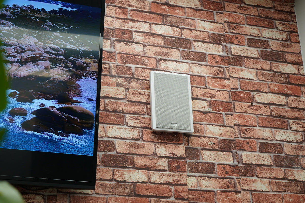 6-Zone Amplifier+4 JBL Pendant+8 Slim White Wall Speakers 4 Restaurant/Bar/Cafe