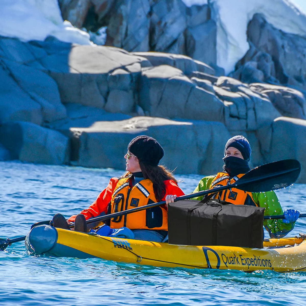 WOVTE 120L Large Kayak Storage Bag, Foldable Kayak Accessories for Kayak Boat, InfLatitudeable Boat, Fishing Boat, Rubber Boat