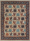 Aria Gormal Ivory/Blue Rug, 8'8" x 11'11"
