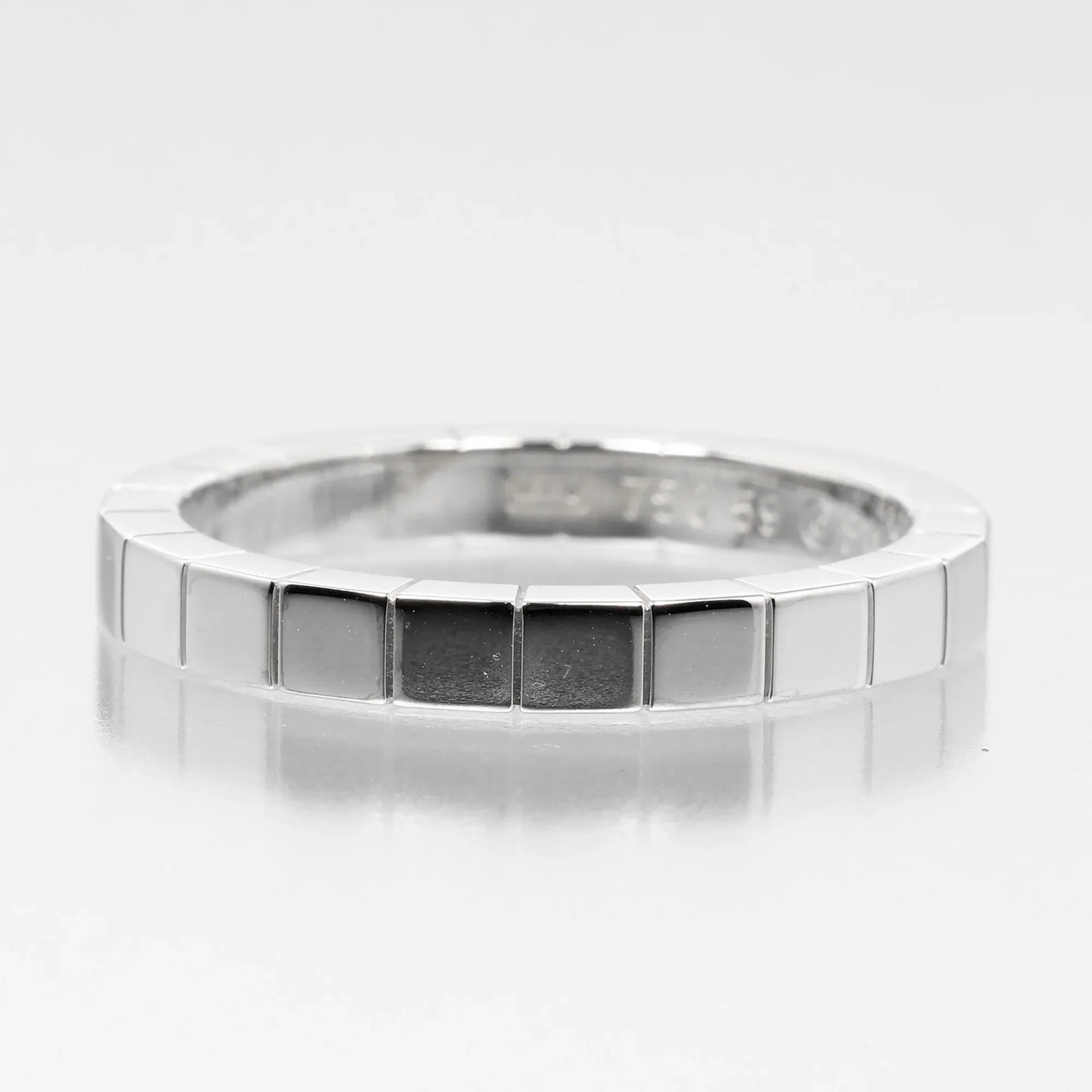 Pre-Owned Cartier CARTIER Raniere No. 18 Ring K18 WG White Gold Approx. 6.73g I122924044 (Good)