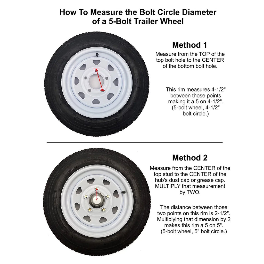 5-Bolt on 5 Inch Hub Assembly - 1-3/8 Inch to 1-1/16 Inch Tapered Spindle & Bearings - One Side
