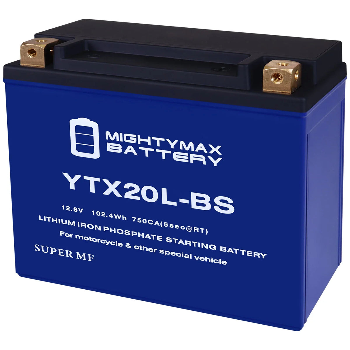 YTX20L-BS Lithium Replacement Battery compatible with Kawasaki Jet Ski JS750 SXi, SXi Pro 95-02