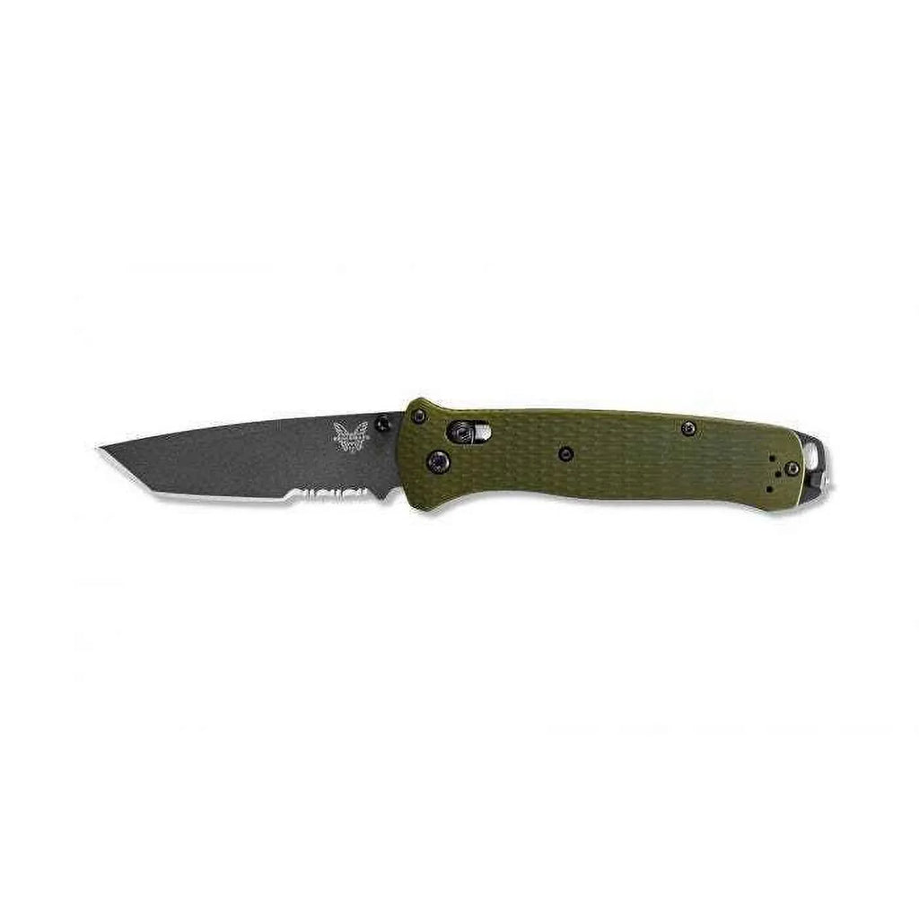 Benchmade 537SGY-1 Bailout Axis Serrated Tanto Grey Coated  CPM-M4 Super Tool Steel Knife