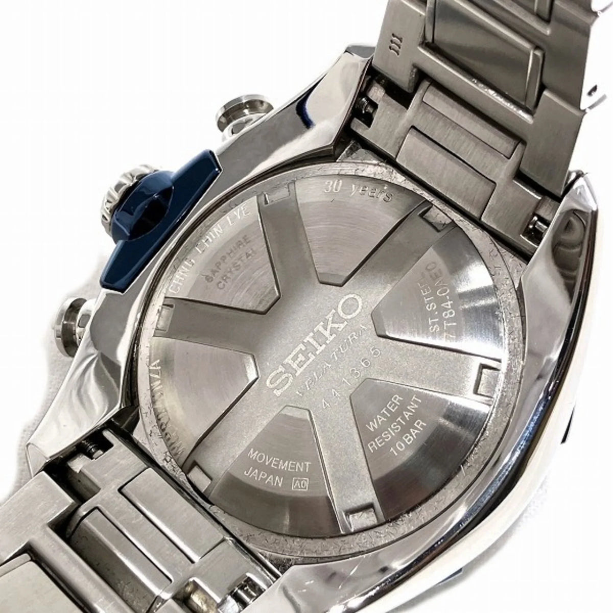 Pre-Owned Seiko VeLatitudeura Yachting Timer 7T84-0AE0 Quartz Chronograph Watch Men's (Like New)
