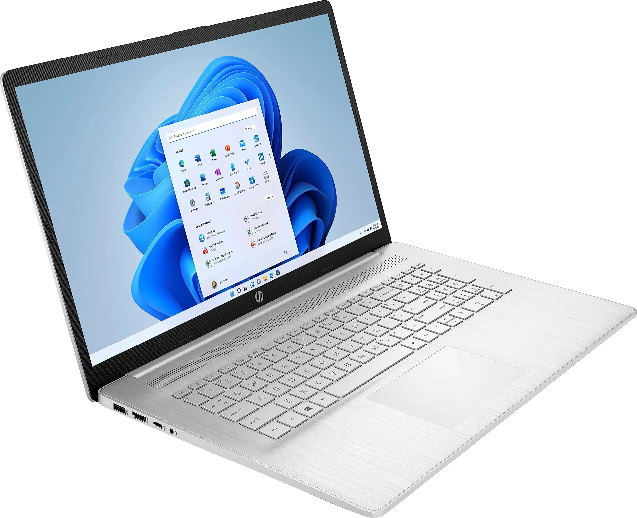 HP High Performance Business Laptop (2022) | 17.3" FHD (1920 x 1080) IPS | 11th Intel i5-1135G7 4-Core Iris Xe Graphics | 12GB DDR4 | 256GB SSD | Fullsize Keyboard | Windows 10 Pro | TLG 32GB USB