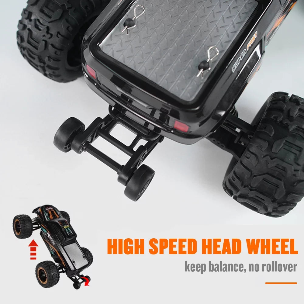 Linxtech RC Car,Big Adult Ajcoflt 1 16 45 4 Montloxs 4 Foot Kids 16889 A 1 16 RC Car Road Motor Truck for 4 Race 16889 , Toy 1 16 Scale 16889 1 16 45 4 oolRC Remote 45 km h Brushless Off