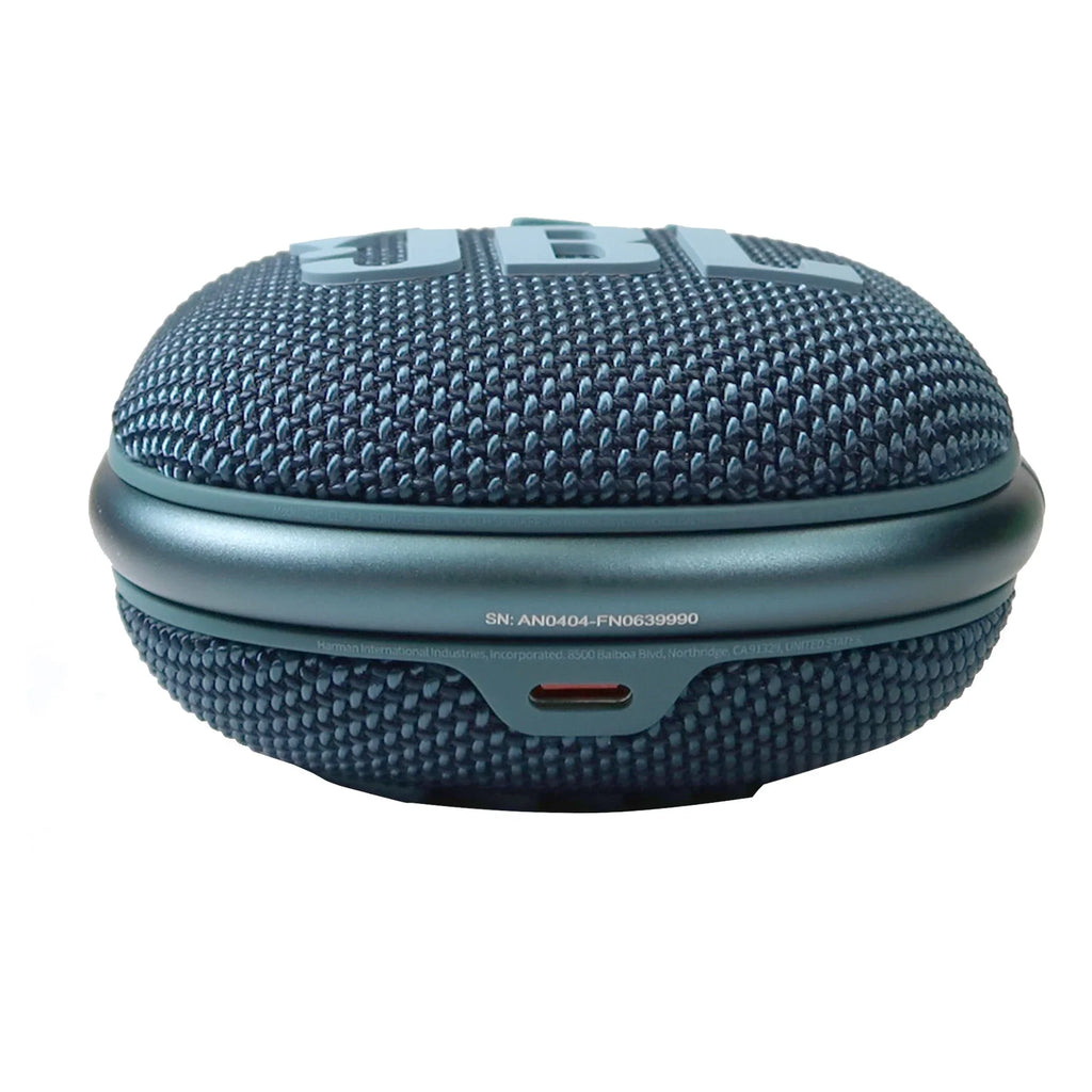 2x JBL Clip 4 Portable Bluetooth Waterproof Speaker (Blue)