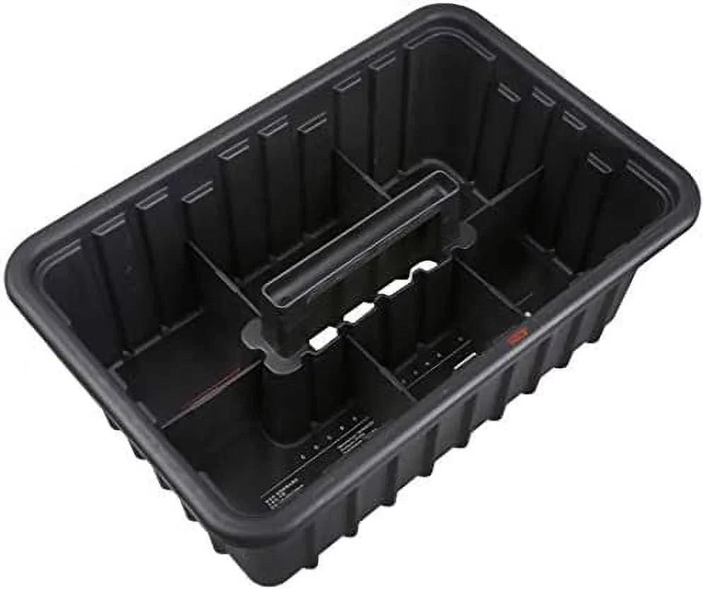 Deluxe Utility Cleaning Caddy Basket Organizer DIY Divided Plastic Shower Storage Caddy Tote Portable 6 Compartment Bucket Shower Janitorial Caddy Large Capacity For Shower Supplies W/ 6 Dividers