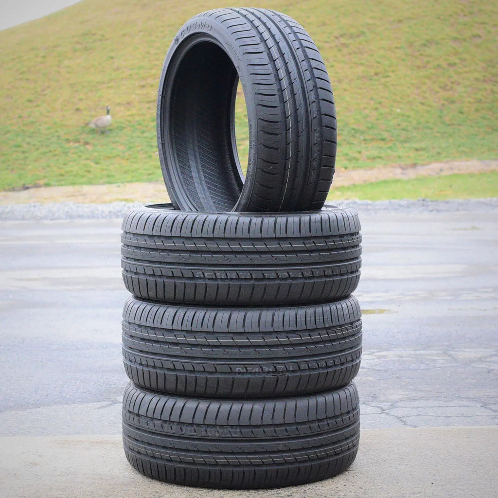 Set of 4 (FOUR) Cosmo MuchoMacho 225/50R17 ZR 98W All Season High Performance Tires Fits: 2012-15 Chevrolet Cruze LT, 2012-18 Ford Focus Electric