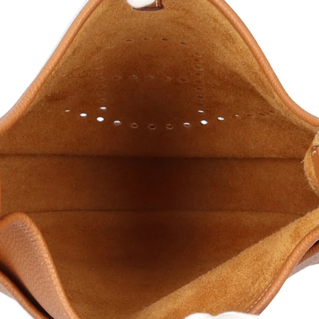 Pre-Owned Hermes Evelyn PM Shoulder Bag Taurillon Clemence Brown Women's HERMES (Good)
