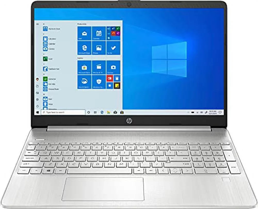 HP 2022 15.6" HD Touchdisplay Laptop PC Intel 4-Core i5-1135G7 16GB DDR4 256GB NVMe SSD Iris Xe Graphics Webcam HDMI WiFi AC RJ45 BT USB-C Backlit Keyboard Silver Windows 10 w/RE Accessories
