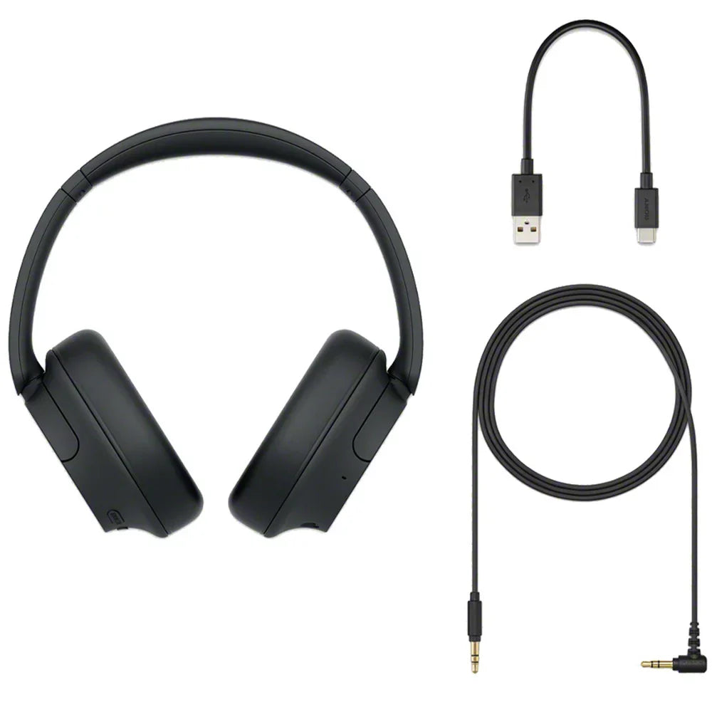 Sony WH-CH720N/B Wireless Noise Cancelling Headphone Black Bundle with 3 YR CPS Enhanced Protection Pack