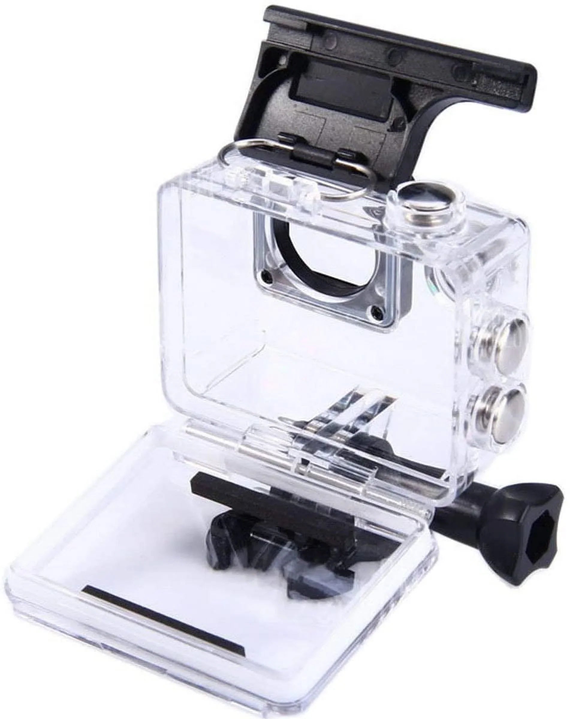 VEMONT Action Camera, 1080P 12MP Sports Camera Full HD 2.0 Inch Action Cam 30m/98ft Underwater Waterproof Snorkel surf Camera with Wide-Angle Lens and Mounting Accessories Kit Black