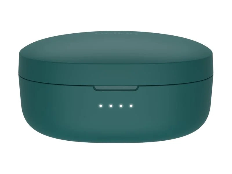 Belkin SoundForm™ Bolt, True Wireless Earbuds, Wireless Charging, IPX5 Sweat and Water Resistant, USB-C, Up to 28 Hours of Battery Life, iPhone, Galaxy, Pixel and More - Teal