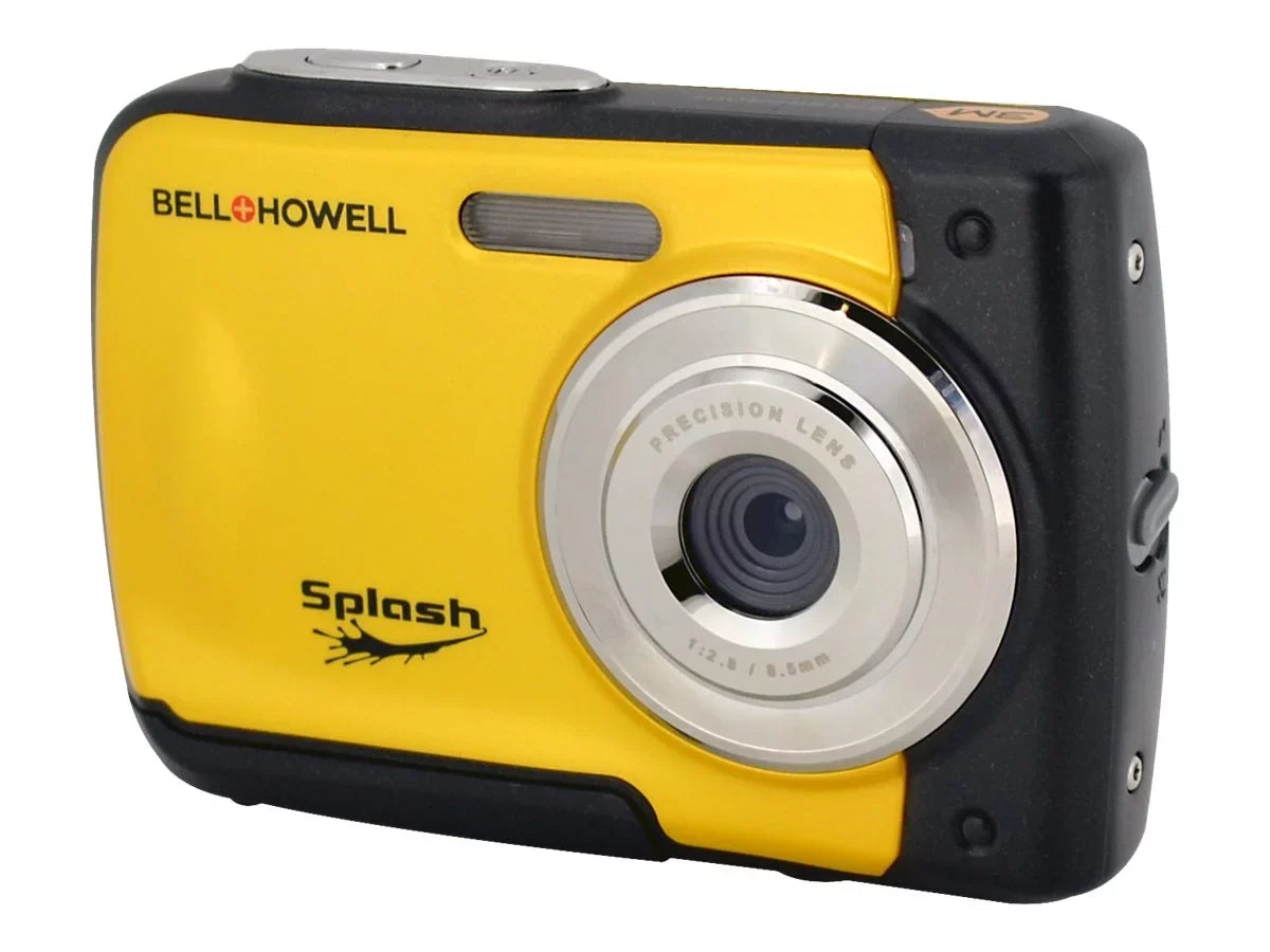 Bell + Howell WP10 Splash - Digital camera - compact - 12.0 MP - underwater up to 9.8 ft - yellow