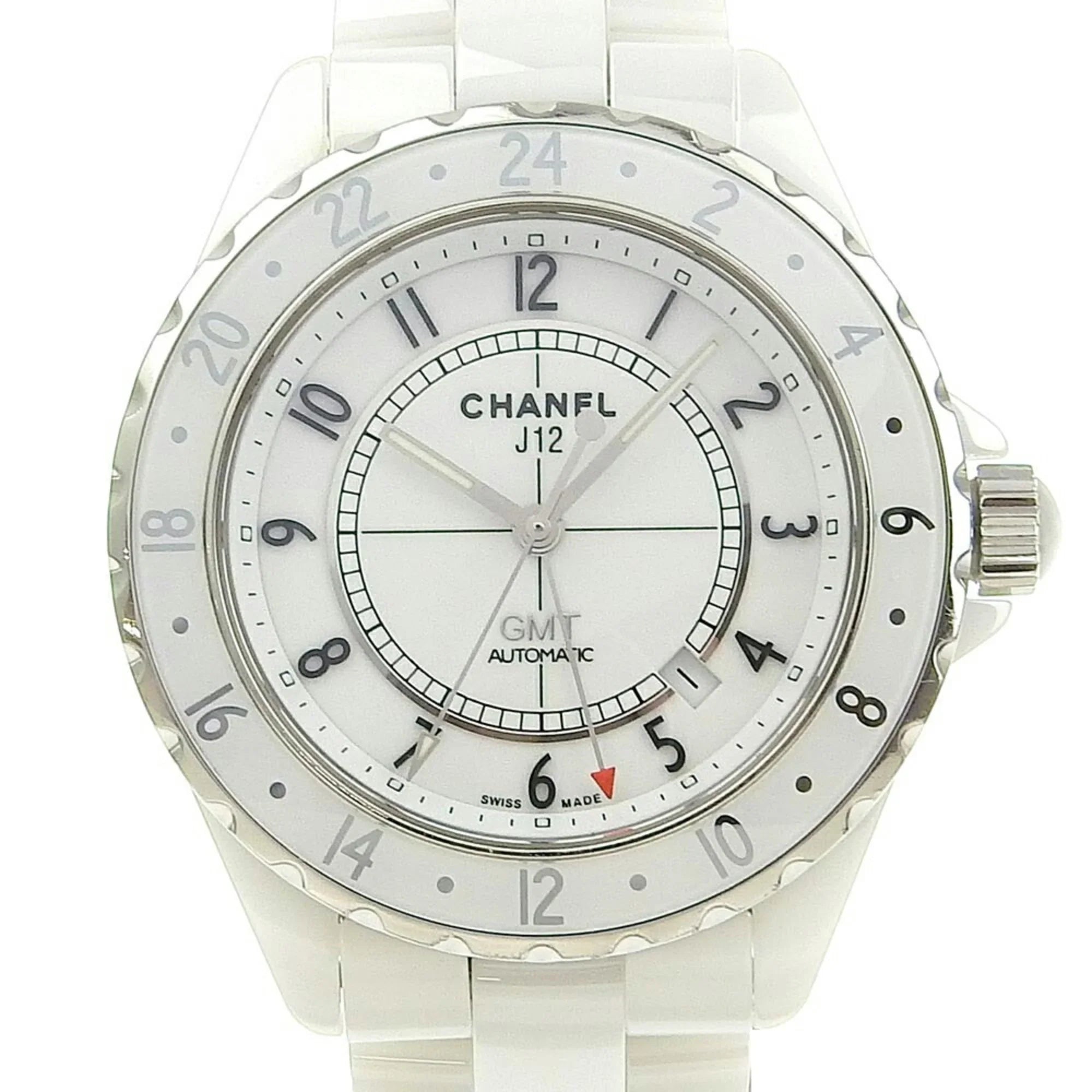 Pre-Owned CHANEL J12 GMT Men's Automatic Watch Limited Edition 2000 H2126 (Good)