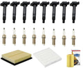 Direct Ignition Coils PLatitudeinum Spark Plugs Tune Up for 2015-2020 Toyota Sequoia