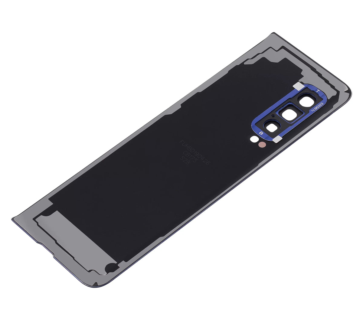 Replacement Back Cover Glass With Camera Lens Compatible For Samsung Galaxy Fold 4G (F900) (Premium) (Astro Blue)
