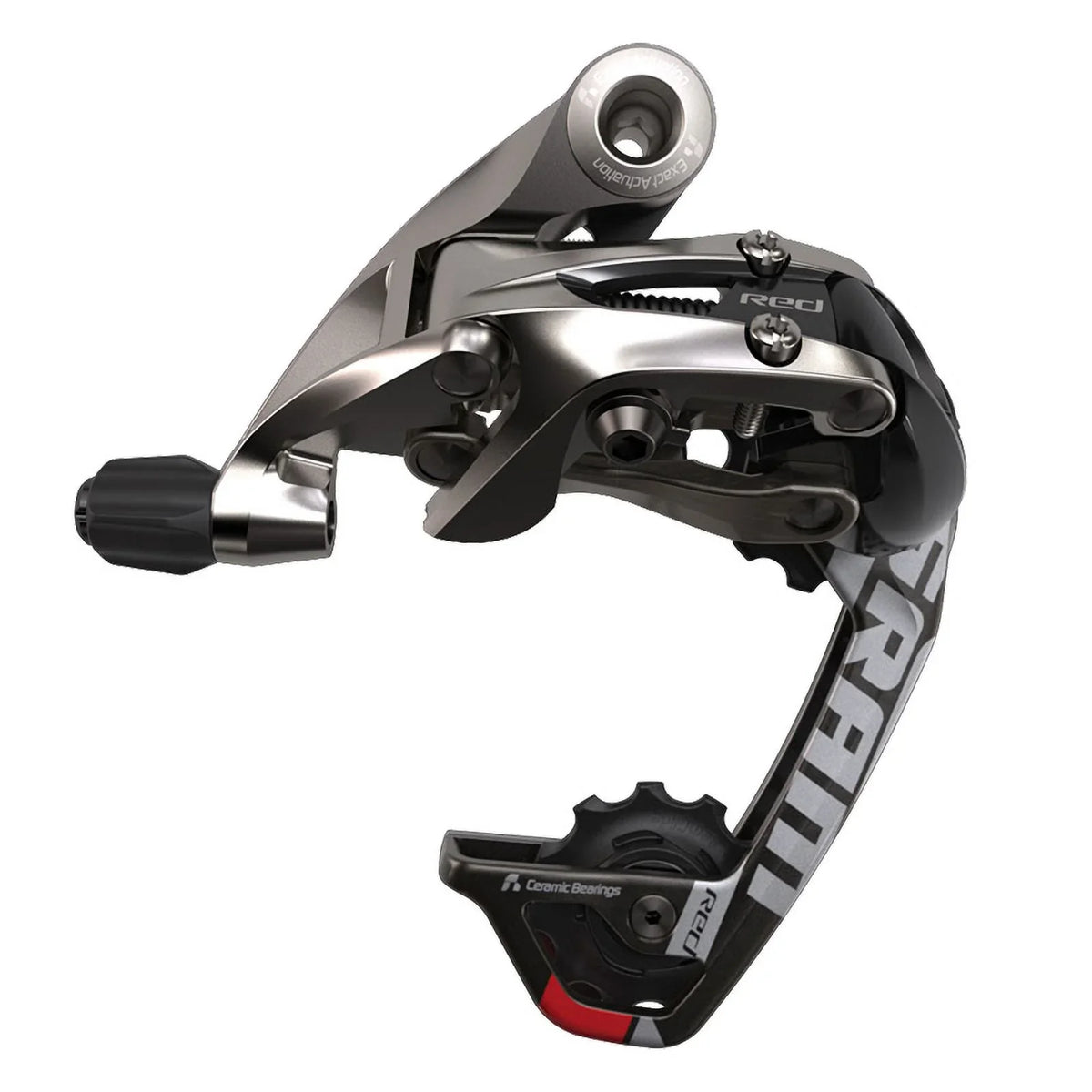 SRAM Red WiFli Rear Derailleur - 10 Speed, Medium Cage, Black/Silver