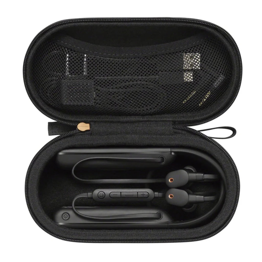 Sony WI-1000XM2/B Wireless Noise Cancelling In-Ear Headphones (Black) Bundle