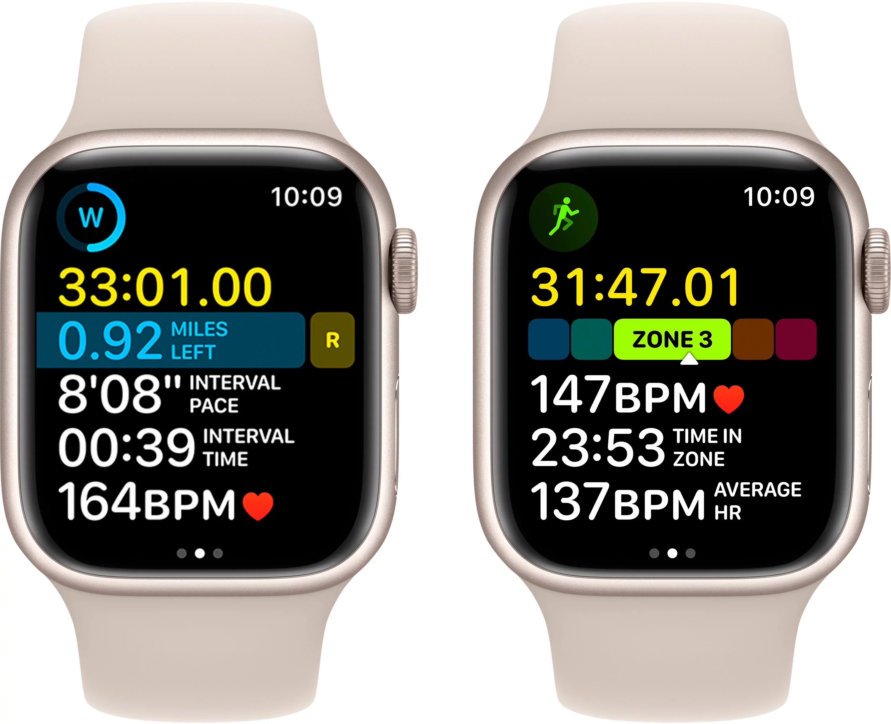 Restored Apple Watch Gen 8 Series 8 Cell 41mm Starlight Aluminum Starlight Sport Band MNUX3LL/A (Refurbished)