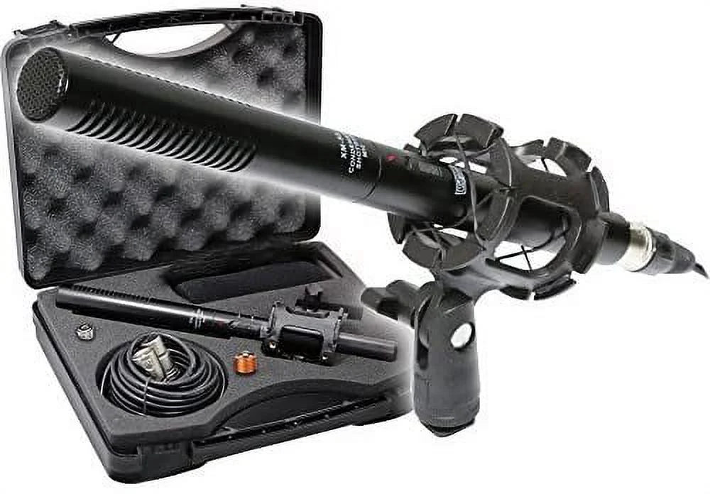 Professional Advanced Broadcast Microphone and Accessories Bundle for Canon VIXIA HF R800 R700 R600 R500 R80 R70 R60 R50 R82 R72 R62 R52 Camcorders