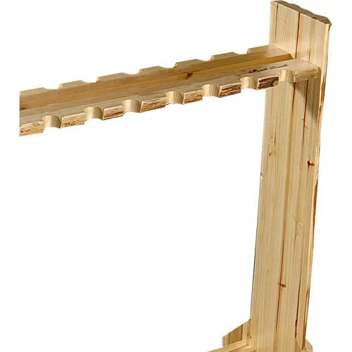 Rush Creek Creations Double Sided 16 Fishing Rod Rolling Storage Rack
