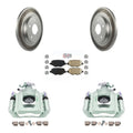 Transit Auto Rear Disc Brake Caliper Coated Rotors And Ceramic Pads Kit For 2012 Ram C/V With Single Piston Front From 03 24 12 KCG-100689N