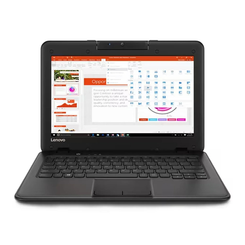 Pre-Owned Lenovo 100E Winbook 11.6" Laptop Celeron N3350 4GB 128GB SSD W10P(Refurbished - Good)
