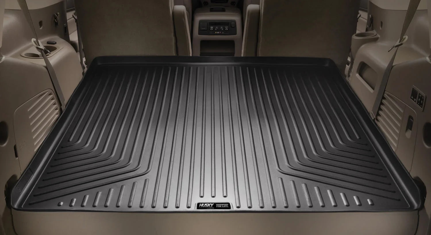 Husky by RealTruck Black.Husky by RealTruck 2014 Nissan Rogue Weatherbeater Black Cargo Liner