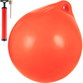 BENTISM Boat Buoy Ball, 27in Diameter InfLatitudeable Heavy-Duty Marine-Grade Vinyl Marker Buoy, Round Boat Mooring Buoy, Anchoring, Rafting, Marking, Fishing, Orange