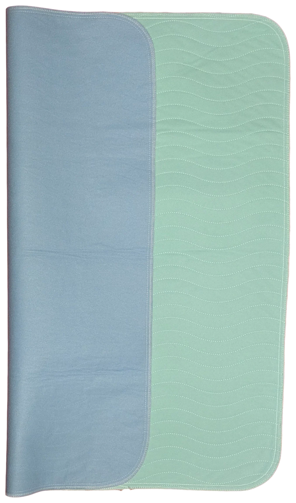 6 Pack Bed Pad Washable Incontinence Underpad - Absorbent Waterproof Urinary Protection for Seniors Children 34 x 36 Blue/Green