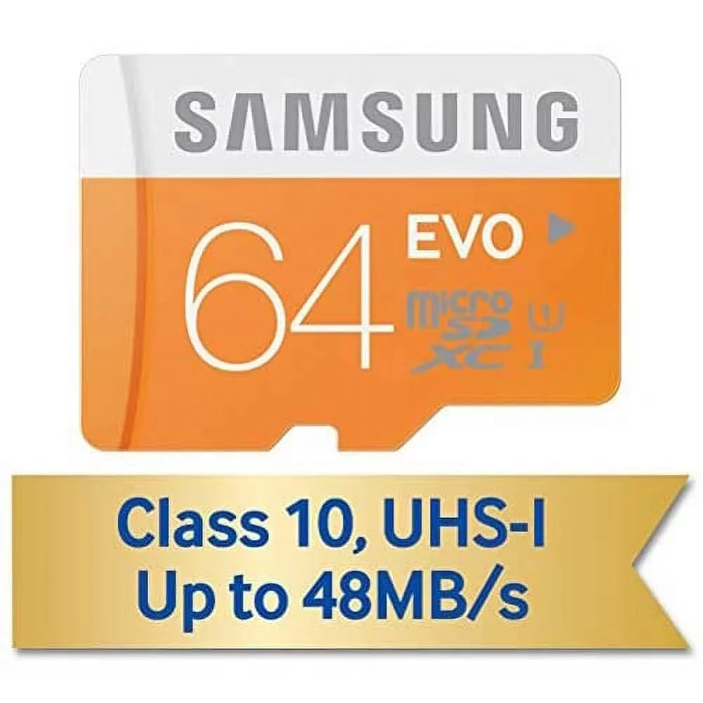 Samsung Evo 64GB Memory Card for Galaxy A51, A01 Phones - High Speed MicroSD Class 10 MicroSDXC Q6B for Samsung Galaxy A01 / A51