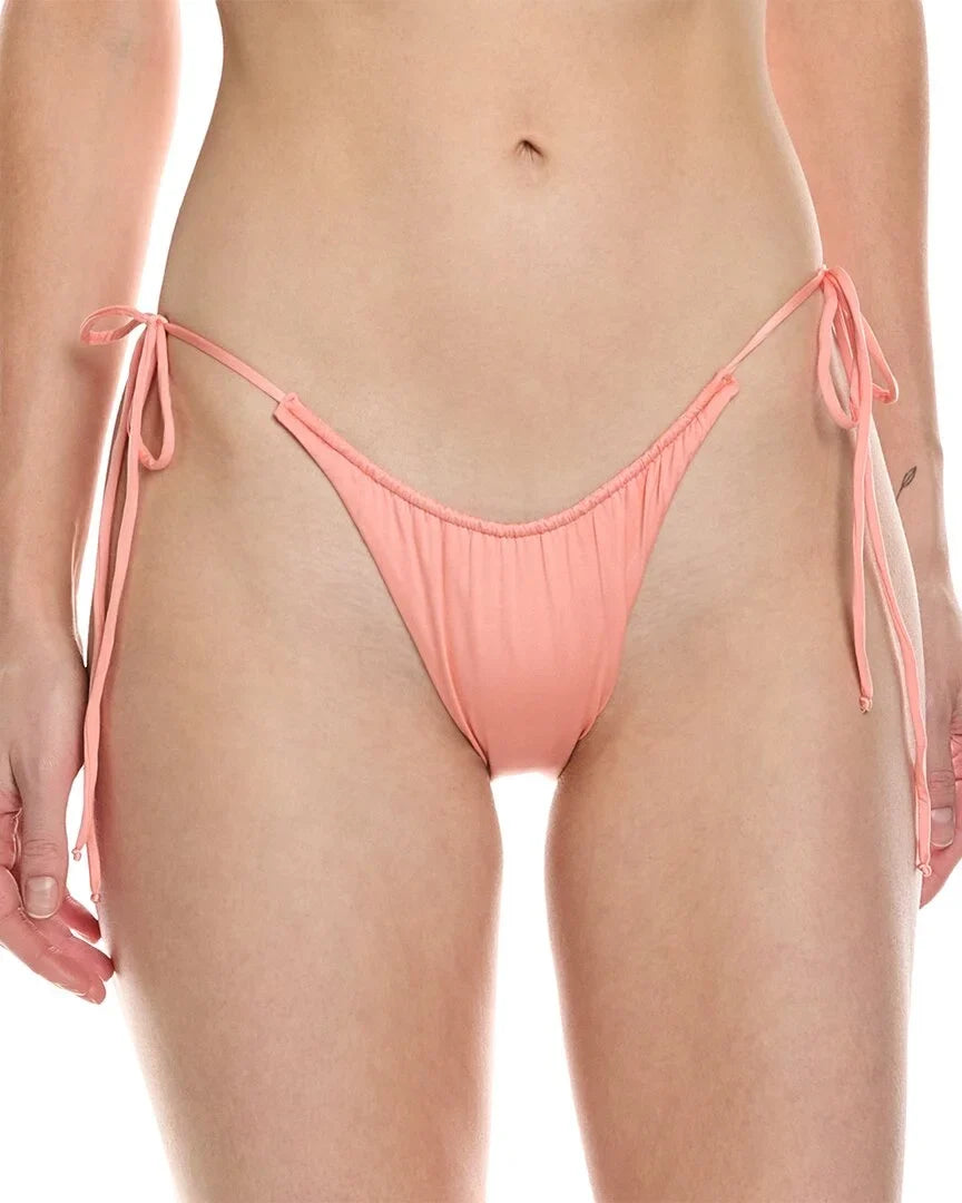 MONICA HANSEN womens  Beachwear Money Maker High-Cut Bikini Bottom, S, Orange