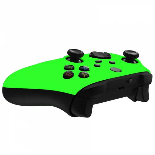 "Soft Neon Green" Xbox One X UN-MODDED Custom Controller Unique Design (with 3.5 jack)