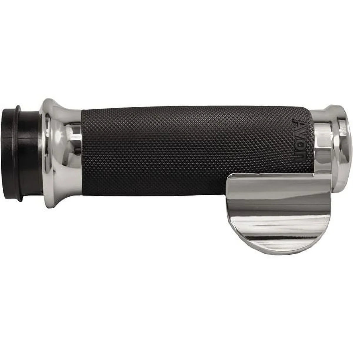 Avon Grips  CC-85-CH-BO-FLY; Custom Contour Grips W / F-B-W Throttle Boss Chrome