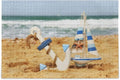 Wellsay Anchor Sailboat Starfish On Beach Sand Tropical Summer Sea and Ocean Horizon Jigsaw Puzzles 500 Pieces Puzzle for Adults Kids DIY Gift