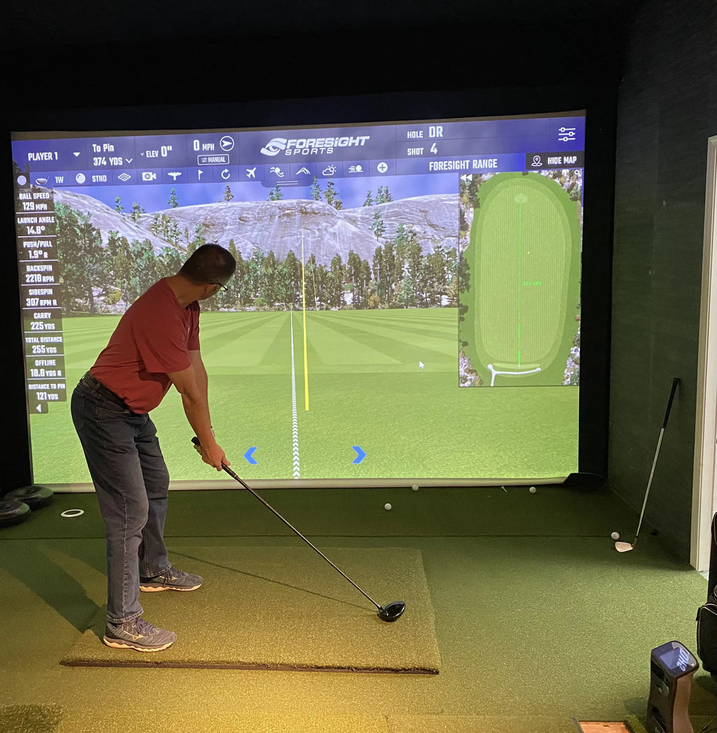 TallBoy® 5x5  Heavy Duty Commercial Quality Indoor/Outdoor Golf Practice Mat with Attached Foam Pad