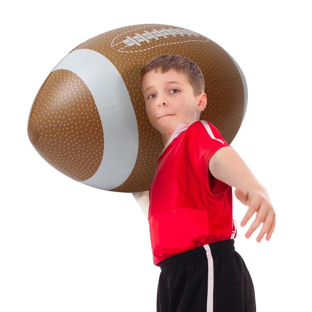 GoFloats 4' Giant InfLatitudeable Football - Made From Premium Raft Grade Vinyl