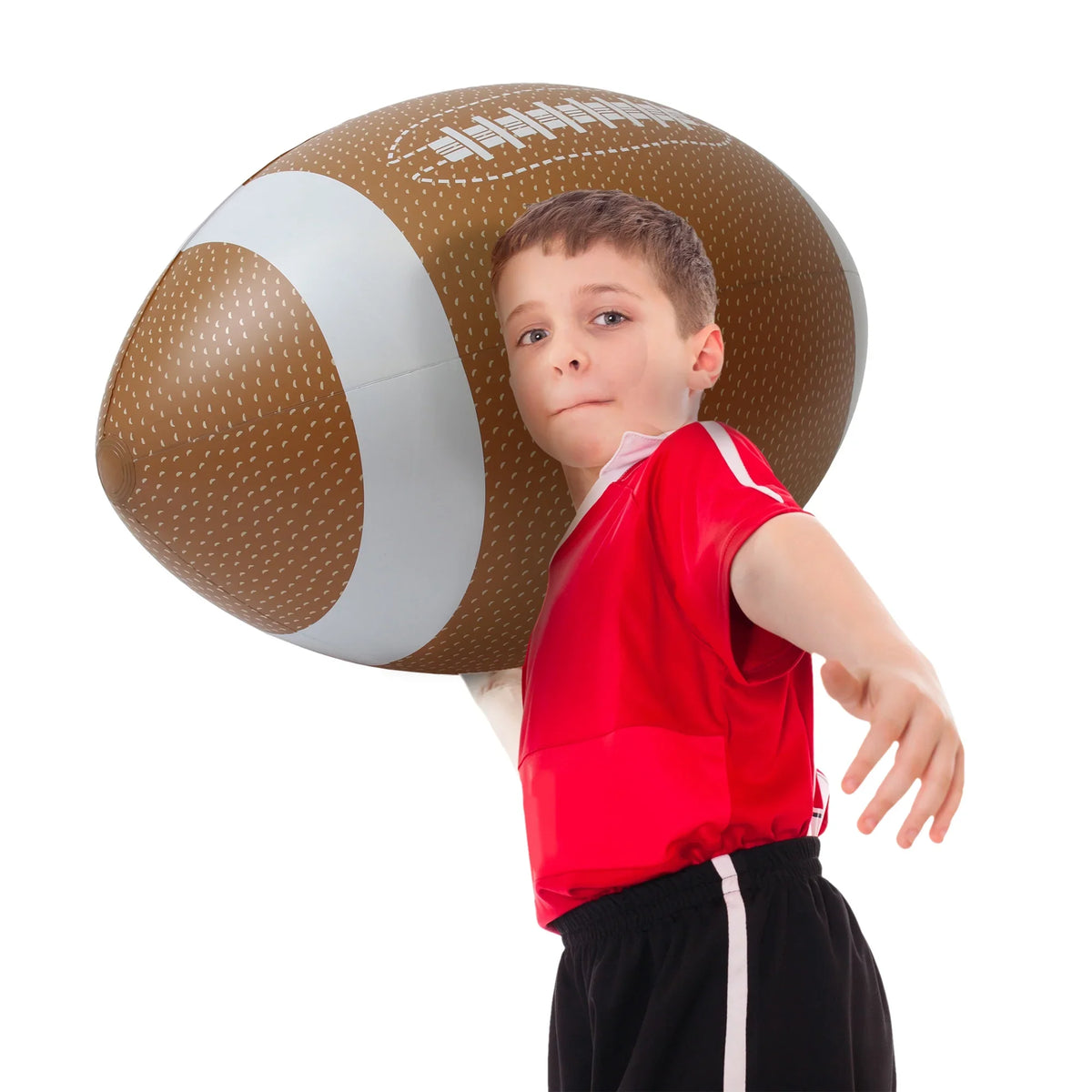 GoFloats 4' Giant InfLatitudeable Football - Made From Premium Raft Grade Vinyl